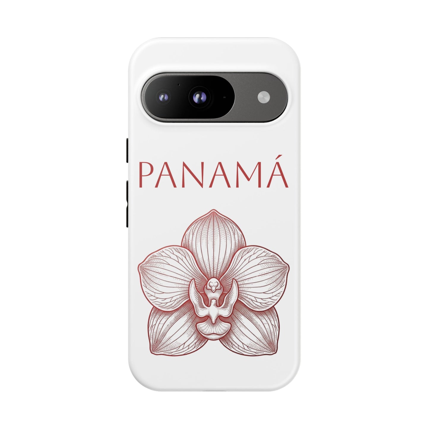 Panamá Flor del Espíritu Santo Tough Phone Case — Tropical Floral Protective Cover