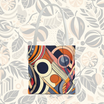 En círculos: bolso de mano con arcoíris de colores