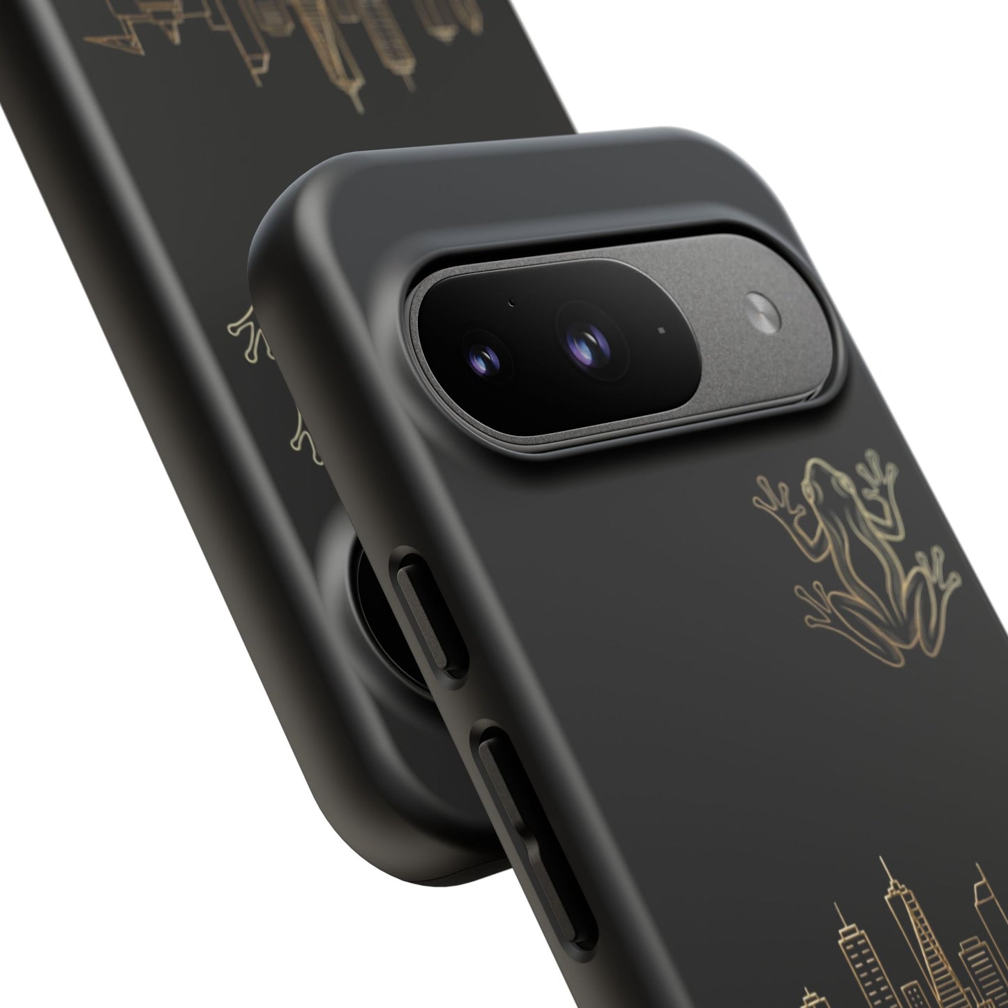 Panamá Skyline Tough Phone Case in black