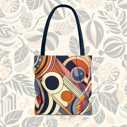 En círculos: bolso de mano con arcoíris de colores
