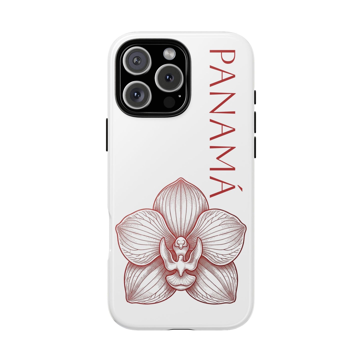 Panamá Flor del Espíritu Santo Tough Phone Case — Tropical Floral Protective Cover