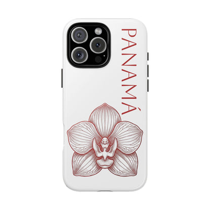 Panamá Flor del Espíritu Santo Tough Phone Case — Tropical Floral Protective Cover