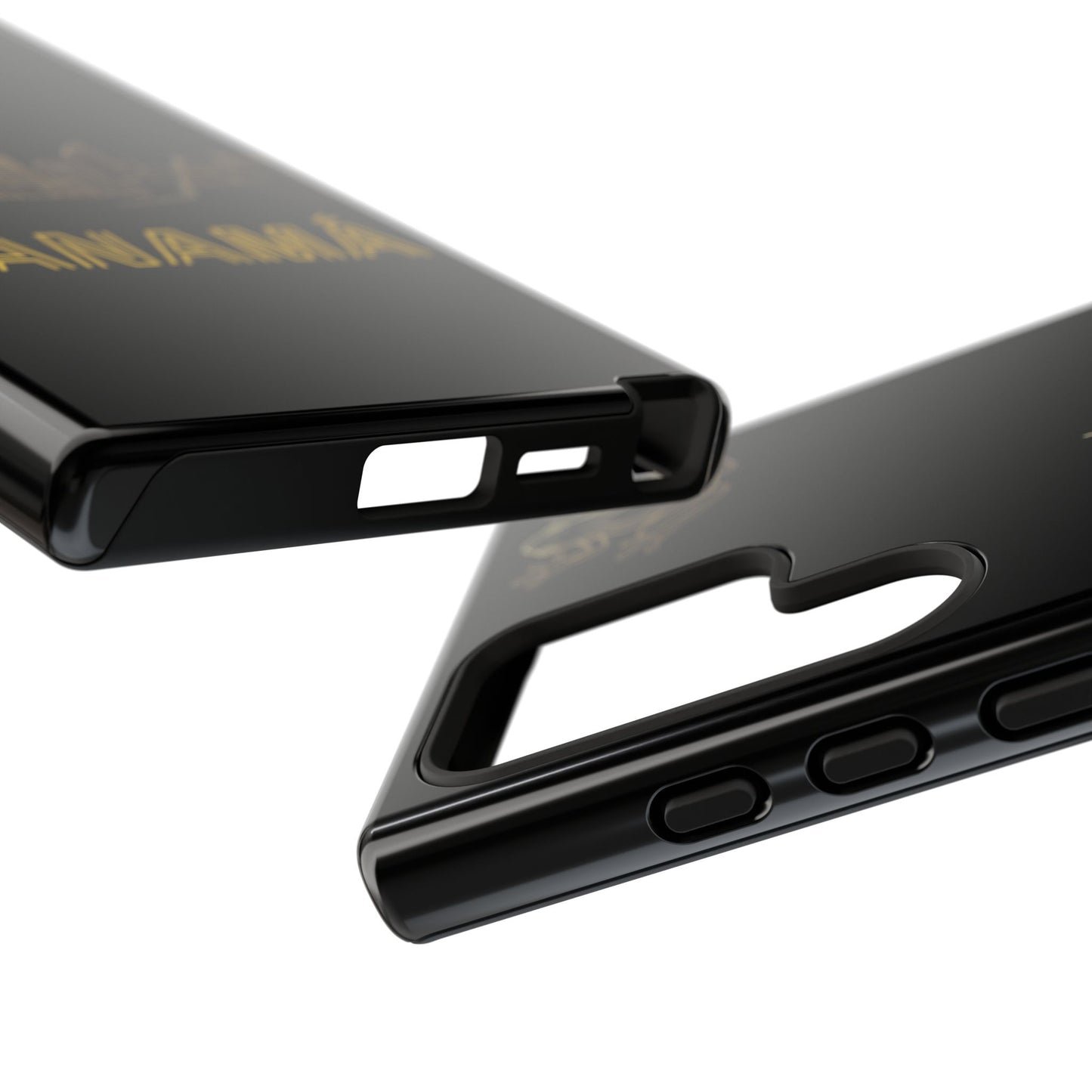 Panamá Skyline Tough Phone Case in black