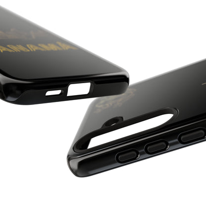 Panamá Skyline Tough Phone Case in black
