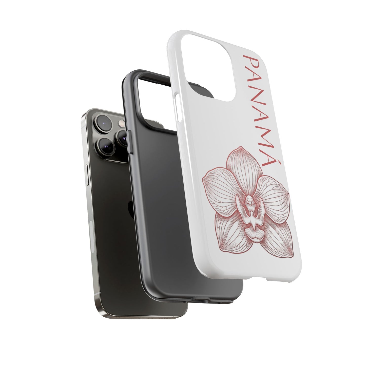 Panamá Flor del Espíritu Santo Tough Phone Case — Tropical Floral Protective Cover