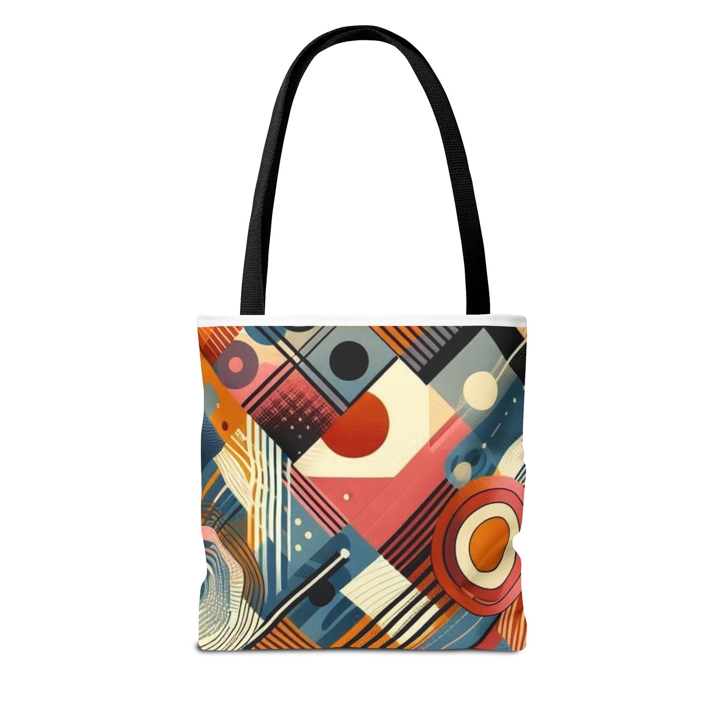 Bolso de mano con colores vibrantes del arcoíris