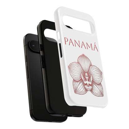 Panamá Flor del Espíritu Santo Tough Phone Case — Tropical Floral Protective Cover