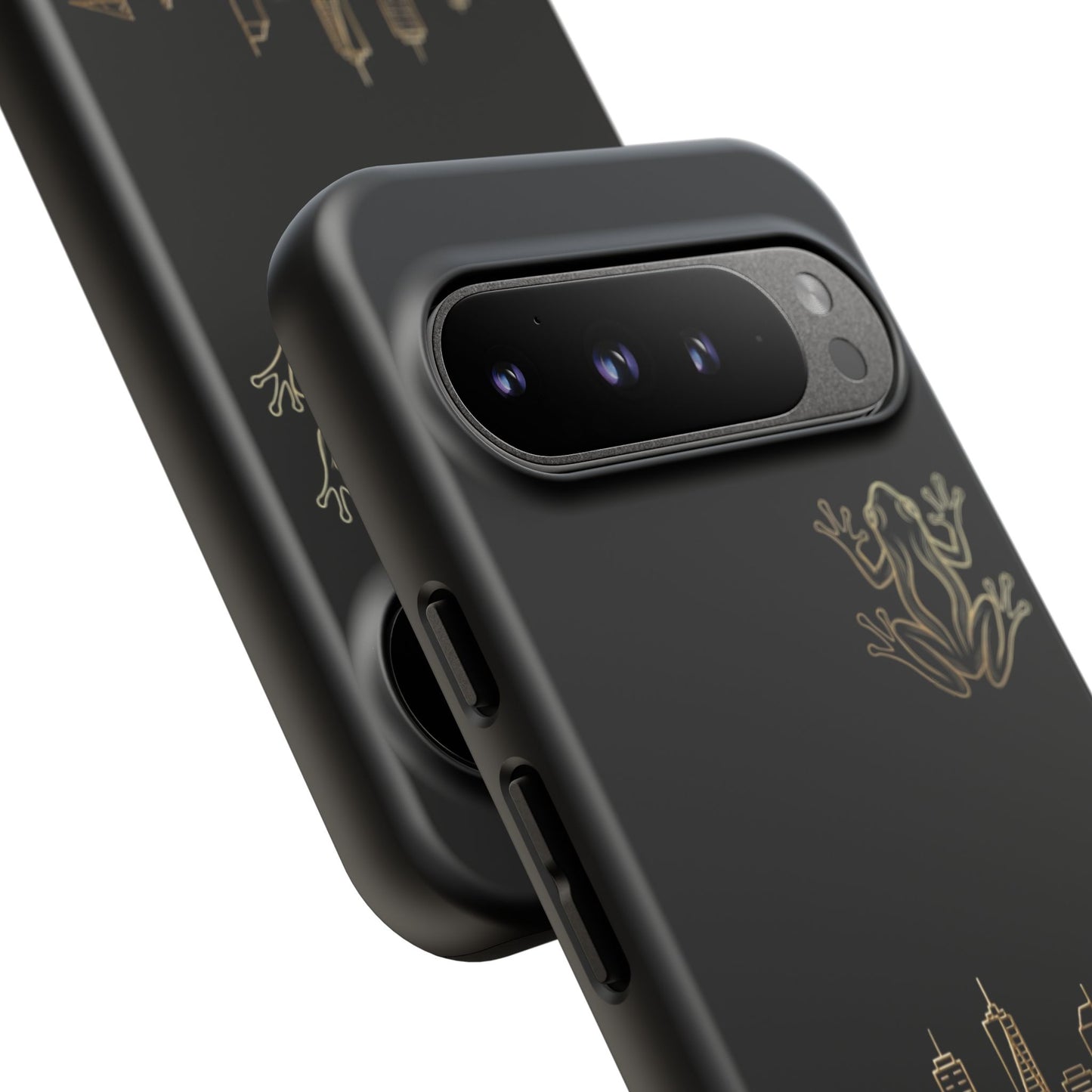 Panamá Skyline Tough Phone Case in black