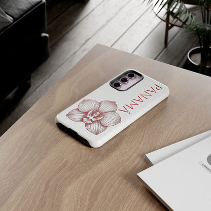 Panamá Flor del Espíritu Santo Tough Phone Case — Tropical Floral Protective Cover